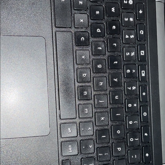 Dell Chromebook laptop (with charger) black